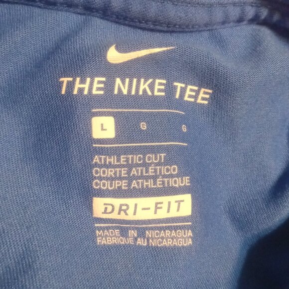 Nike Dri Fit Athletic Cut Oklahoma Thunder Paul George SS T Shirt Size L - Picture 6 of 8